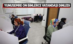 Yunusemre Belediyesi geçtiğimiz yıl on binlerce vatandaşı dinledi