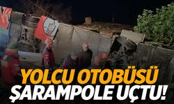 Antalya’da otobüs şarampole yuvarlandı: 10’u ağır 33 yaralı