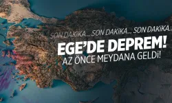 Ege Bölgesi sallanıyor! 1 saatte 3 büyük deprem...