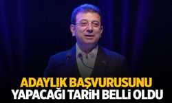 Ekrem İmamoğlu’nun adaylık başvurusunu yapacağı tarih belli oldu