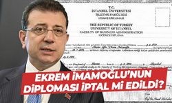 Ekrem İmamoğlu'nun diploması iptal mi edildi?