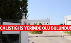 Fabrika işçisi çalıştığı iş yerinin tuvaletinde ölü bulundu