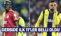 Fenerbahçe-Galatasaray derbisinin ilk 11'leri