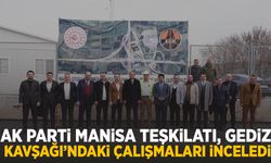 Gediz Kavşağı'ndaki çalışmalar hız kesmeden devam ediyor