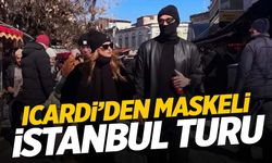 Icardi tanınmamak için maske takıp İstanbul’u turladı!