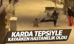 Kar eğlencesi facia ile bitti: Tepsiyle kayan genç kız duvara çarptı… Durumu ağır!