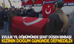 Evlilik yıl dönümünde şehit düşen binbaşı kızının doğum gününde defnedildi