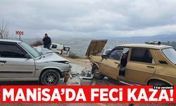 Manisa’da virajda otomobil kazası! 3 kişi yaralandı