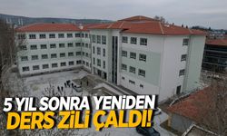 Manisa’da 5 yıl sonra yenilenen okullarda ders zili çaldı