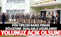 Manisa’da Polis Özel Harekât timleri Barış Pınarı bölgesine dualarla uğurlandı!