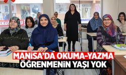 Manisalı kadınlar okuma-yazma öğreniyor