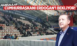 Muradiye Spor Salonu hazır! Manisalılar Cumhurbaşkanı Erdoğan’ı bekliyor!