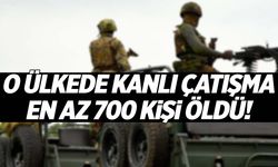 O ülkede kanlı çatışma: En az 700 kişi öldü