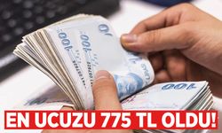 Zam geldi! En ucuzu 775 lira oldu!