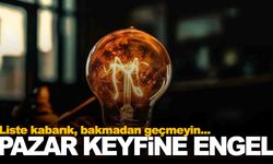 Pazar keyfine kesinti engeli… 23 Şubat 2025 Elektrik Kesintisi Listesi