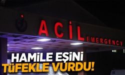 Hamile eşini sokakta tüfekle vurdu