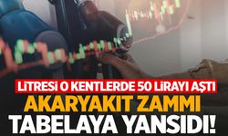 Sürücüler dikkat! Tabela değişti… Motorine zam geldi! Bazı illerde 50 lirayı aştı