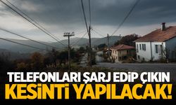 Telefonları şarj edip çıkın! Manisa'da kesinti var