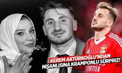 Ünlü futbolcu Kerem Aktürkoğlu kramponuna nişanlısının adını yazdırdı! Olay oldu…