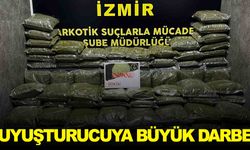 İzmir’de uyuşturucuya büyük darbe… Ele geçirilen miktar 102 kilogram!