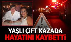 Yaşlı çift vahim kazada hayatını kaybetti