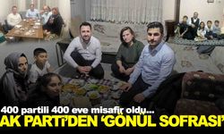 AK Parti Manisa İl Teşkilatı bir gecede 400 evde iftar yaptı