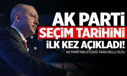 AK Parti seçim tarihini ilk kez açıkladı!