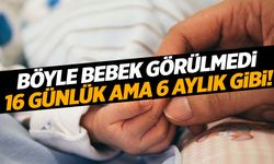 Bir ülke bu bebeği konuşuyor… Dev bebek şoku: 6 kilo ağırlığında dünyaya geldi!