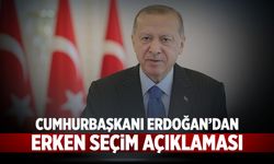 Cumhurbaşkanı Erdoğan'dan seçim çıkışı