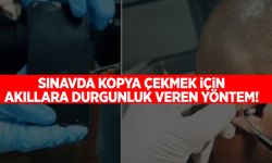 Ehliyet sınavında akıllara durgunluk veren düzenek: İç çamaşırı ve kulağından çıktı…