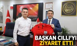 İbrahim Çağlar Uyarcan’dan Başkan Cıllı’ya ziyaret