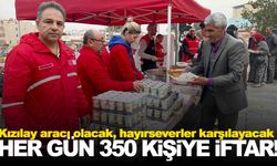 Hayırseverlerin desteğiyle her gün 350 kişi iftar yapacak