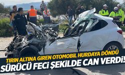 İzmir’de korkunç kaza… Hurdaya dönen araçta can verdi!