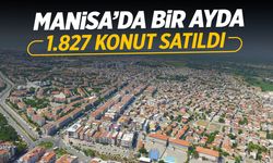 Manisa'da bir ayda 1.827 konut satıldı