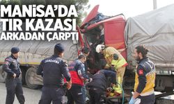 Manisa'da tır kazası! Trafik aksadı