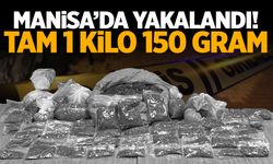 Manisa'da yakalandı: Tam 1 kilo 150 gram