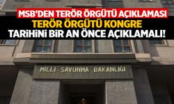 MSB kaynaklarından ‘terör örgütü’ açıklaması!