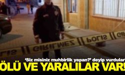 Kıraathanede kanlı saldırı… ‘Siz misiniz muhbirlik yapan?’ deyip vurdular!