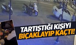 Sokak ortasında bıçaklı saldırı! O anlar kamerada…