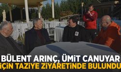 Bülent Arınç, Ümit Canuyar için taziye ziyaretinde bulundu