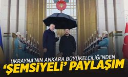 Ukrayna Ankara Büyükelçiliği’nden ‘şemsiyeli’ Erdoğan- Zelenski paylaşımı