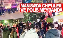 Manisa’da CHP’liler ve polis 15 Temmuz Demokrasi Meydanı’nda