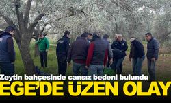 Ege’de üzen olay… Zeytin bahçesinde cansız bedeni bulundu