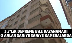 İstanbul’da 3,7’lik depremde balkon çöktü: 1 yaralı