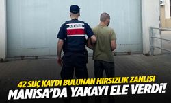 42 suç kaydı bulunan hırsızlık zanlısı Manisa’da yakayı ele verdi!