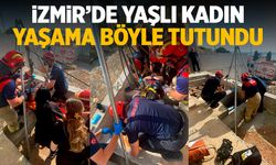 65 yaşındaki kadın inşaat alanında yaşam mücadelesi verdi