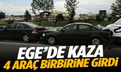Afyonkarahisar’da zincirleme kaza… 4 araç birbirine girdi!