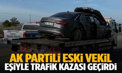 AK Parti eski milletvekili ölümden döndü! Eşinin kullandığı araç bariyerlere çarptı…