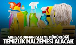Akhisar Orman İşletme Müdürlüğü temizlik malzemesi alacak