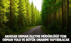 Akhisar Orman İşletme Müdürlüğü yeni orman yolu ve orman yolu büyük onarımı yapım işi